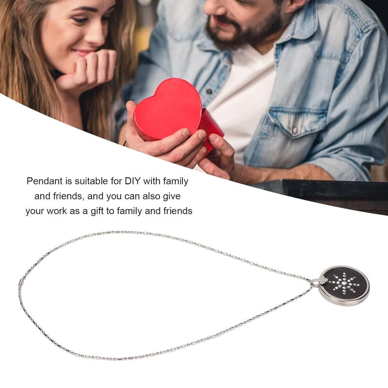 woobles Fashionable Negative Ion Energy Stone Pendant, Volcanic Stone Pendant, Necklace Promote Blood Circulation and Accelerate Metabolism for Health Care - Image 2